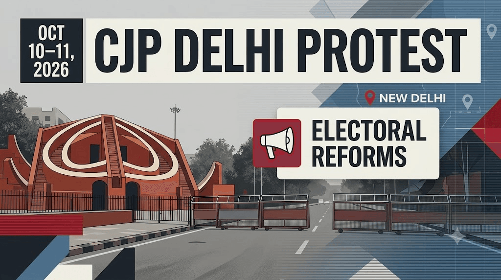 Featured image for article: Cockroach Janta Party Protest on October 10–11: What Happened in Delhi?