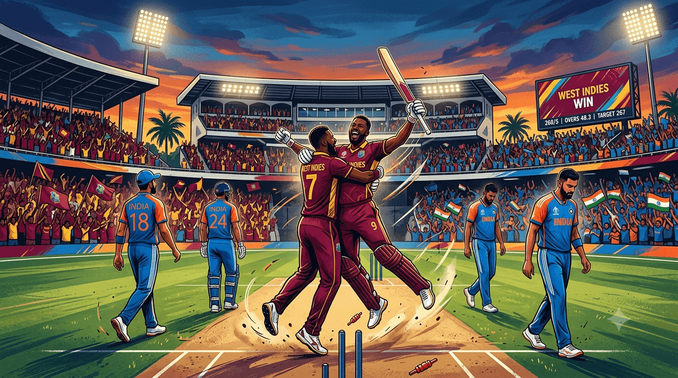 West Indies vs India: Kohli’s 139 and Gill’s 110 Power India to 8-Wicket Win
